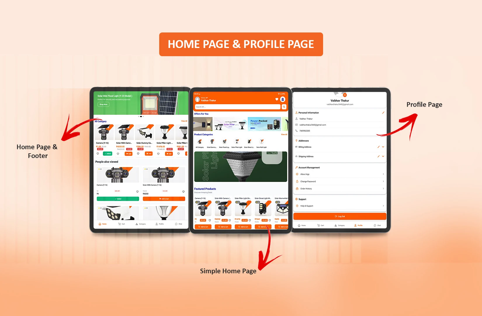 Youlite – E-commerce Mobile App for Solar Lights