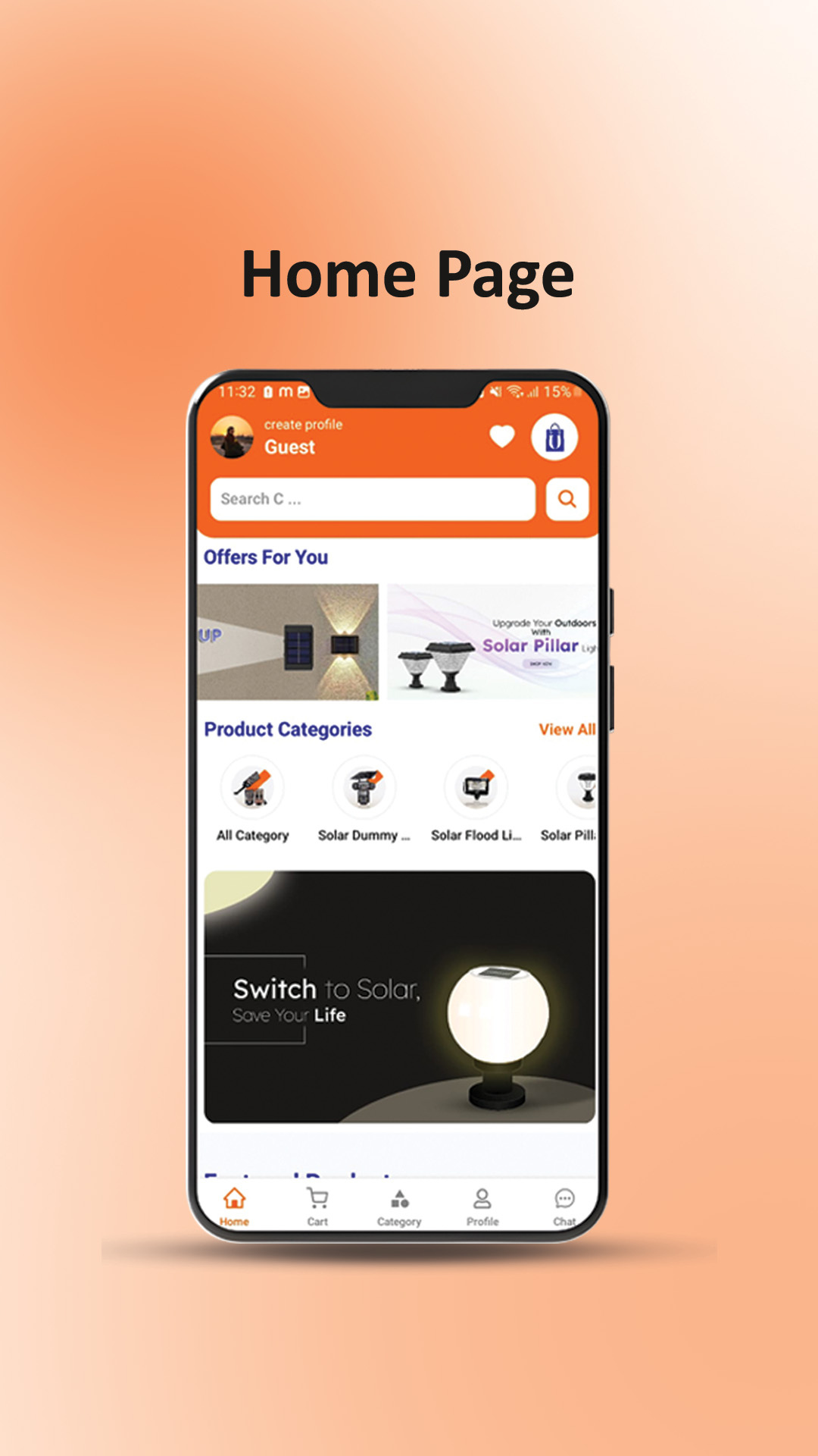 Youlite – E-commerce Mobile App for Solar Lights