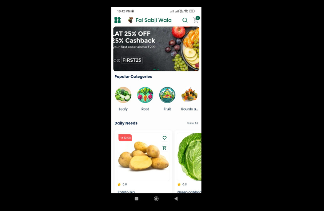 Smart Grocery Delivery: Flutter App with Laravel Admin Panel